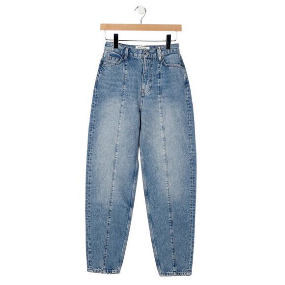 Reformation Womens Kris Relaxed Curve Seamed Jean in Montauk size 23 NWT - Picture 3 of 7